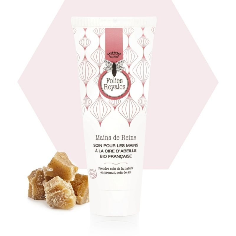 Crème Mains à la cire d'abeille bio "Mains de Reine"