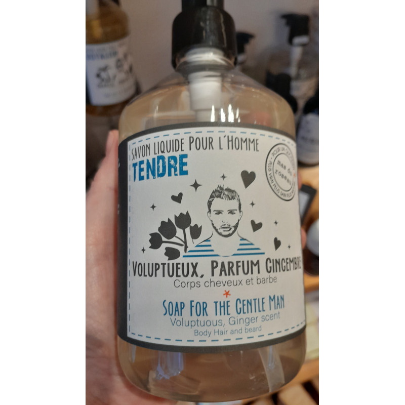 Savon liquide pour l'Homme