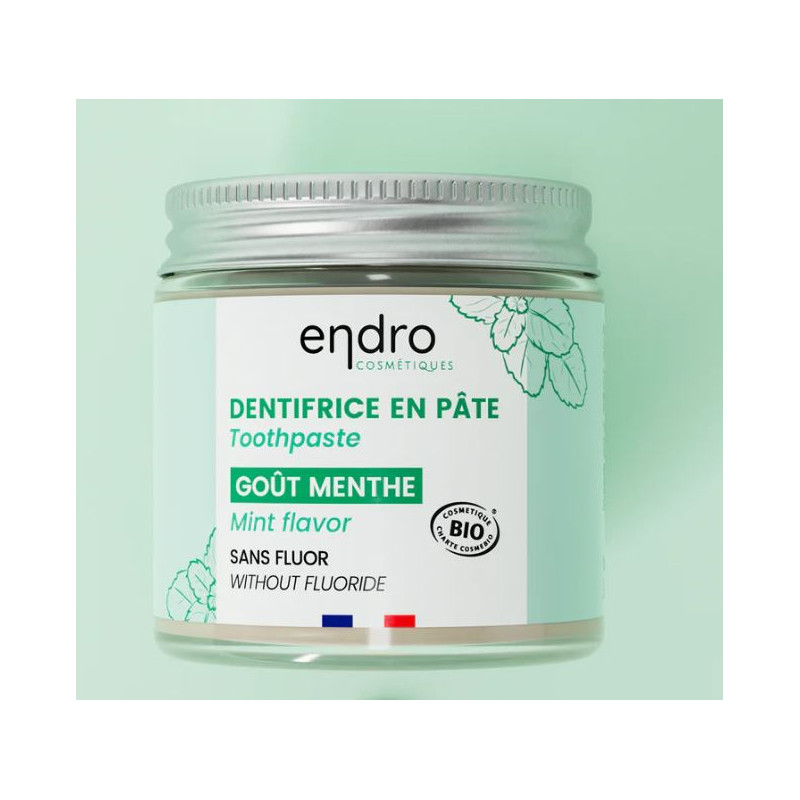 Dentifrice en pâte certifié bio