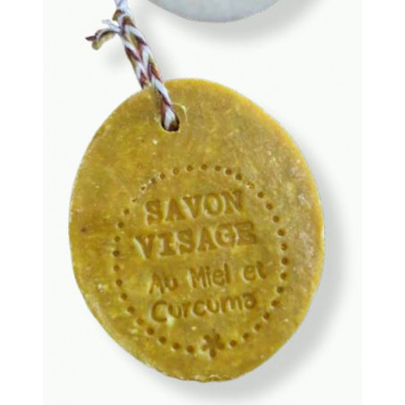 Savon Visage Miel bio & Curcuma