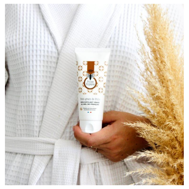 Soin exfoliant visage extra doux "Petit grain de folie"