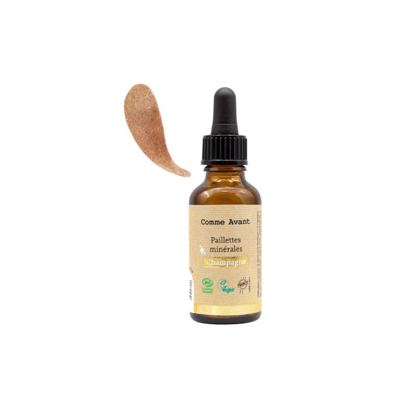 Paillettes minérales bio