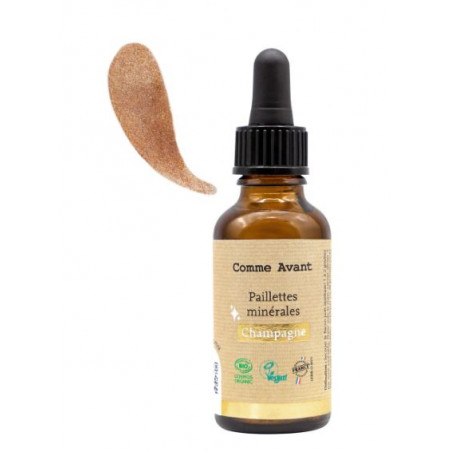 Paillettes minérales bio