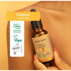 Paillettes minérales bio