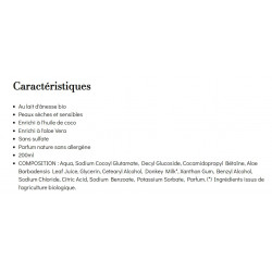 Gel douche au Lait d'ânesse bio