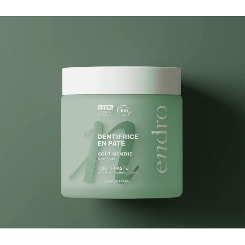 Dentifrice bio en pâte - Goût Menthe