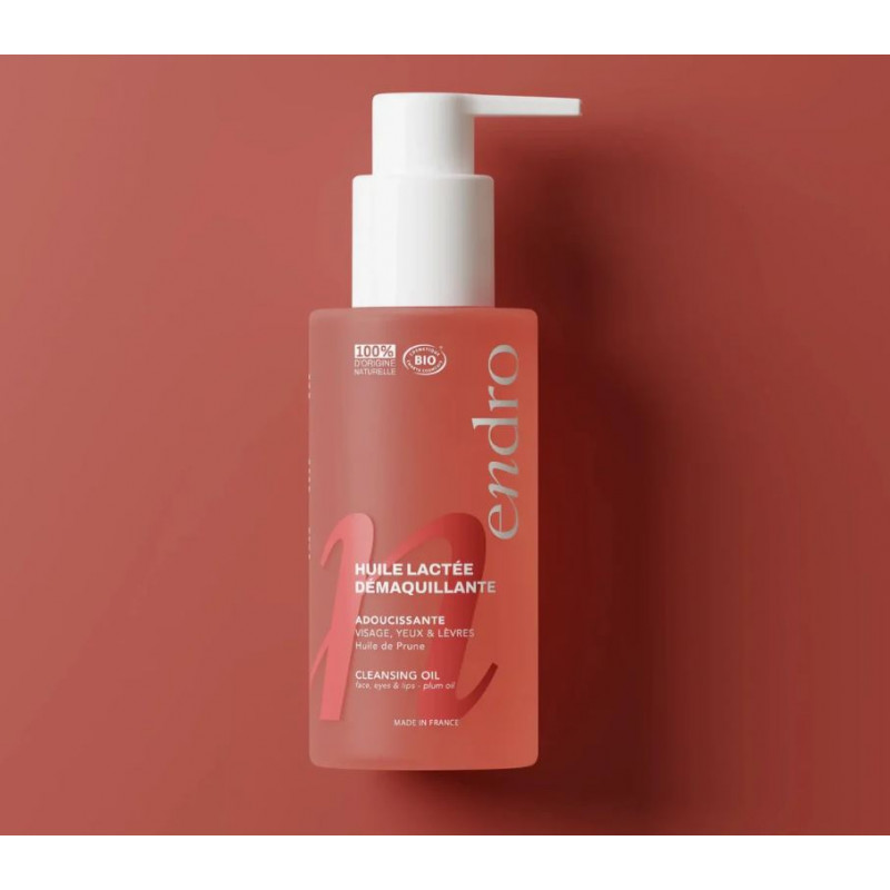 Huile lactée démaquillante bio