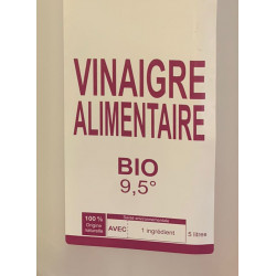 Vinaigre alimentaire bio 9.5°
