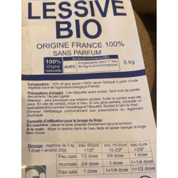 Lessive bio en poudre - Sans parfum