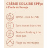 Crème Solaire bio liquide SPF50