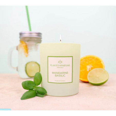 Bougie parfumée Mandarine Basilic